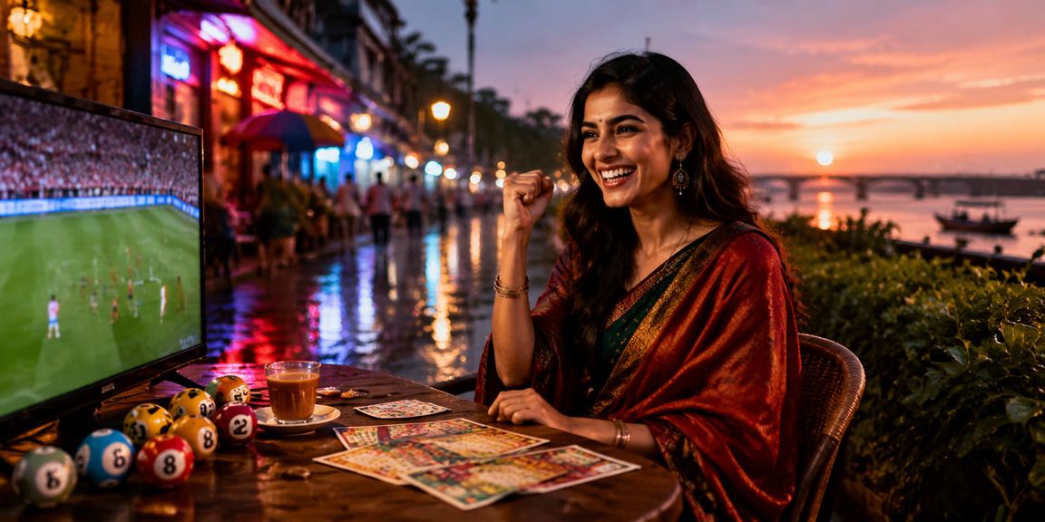 রাজশাহীর ব্যবহারকারী চা বাগানে বসে bangla888 - এর লটারি প্রোমোশন দেখছেন