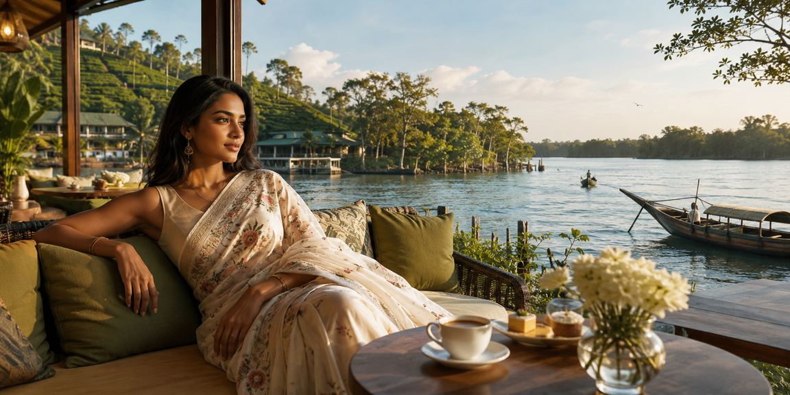 সিলেটের চা বাগানের পাশে বসে bangla888 ভাউচার কোড দিয়ে স্পোর্টস বেটিং উপভোগ করছেন একজন ব্যবহারকারী